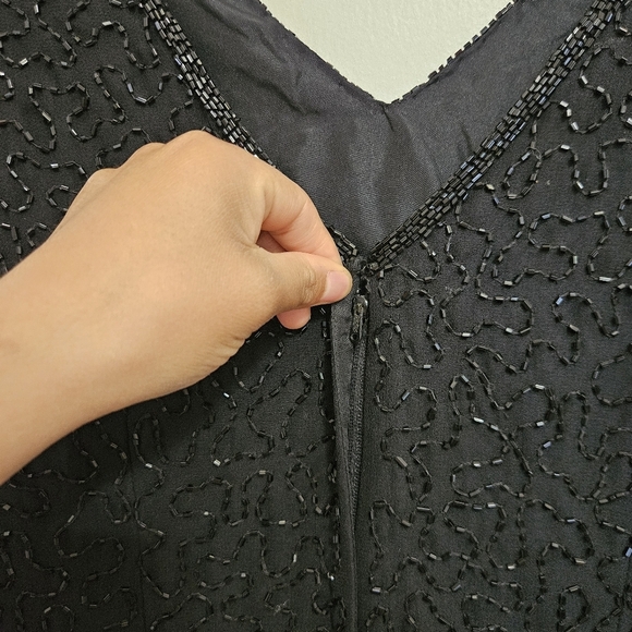 Vintage Beaded Y2K Night Out Dress Size Medium - Picture 7 of 10